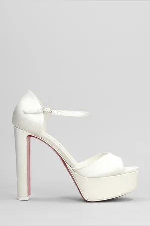 Christian Louboutin Sandaloo 130 Sandals In Silk