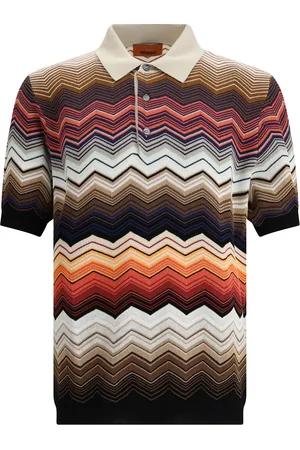 Missoni Zigzag Pattern Polo Shirt