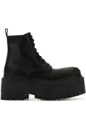 Balenciaga Leather Strike Ankle Boots