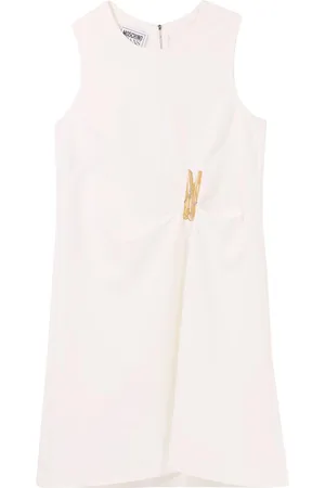 Moschino Peg-patch Sleeveless Midi Dress