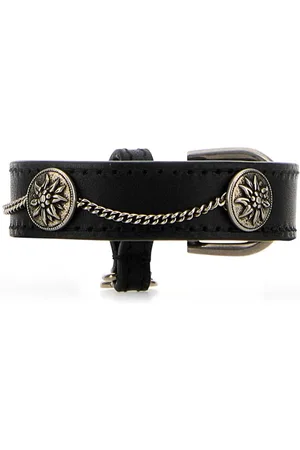 Prada Black Leather Bracelet