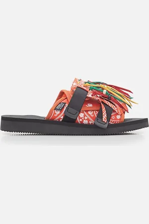 Alanui Suicoke X Moto Fringed Slides