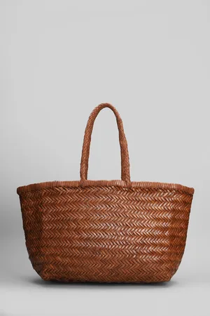 Dragon Diffusion Bamboo Triple Jump Tote In Leather Color Leather
