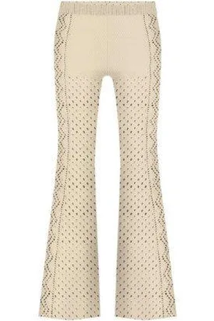 MC2 SAINT BARTH Alva Crochet Flared Pants