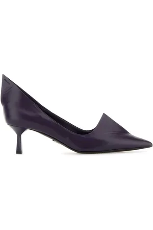 Prada Purple Leather Pumps