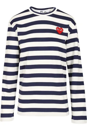 Comme des Garçons Striped Cotton Sweater