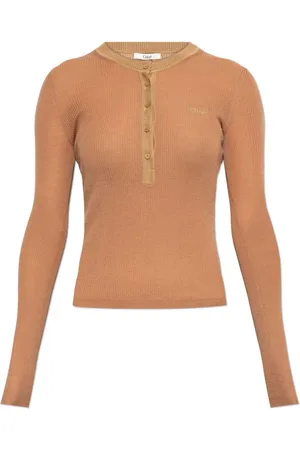 Chloé Knitted Henley Shirt
