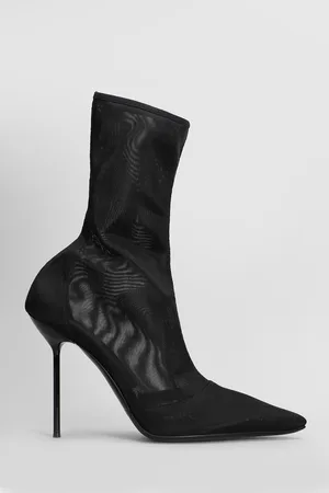 PARIS TEXAS Lidia Ankle Boot High Heels Ankle Boots In Fabric