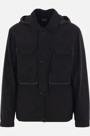 C.P. Company C. P. Company Goggle Overshirt In Flatt Nylon