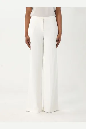 Emporio Armani Icon Compact Piqué Palazzo Trousers