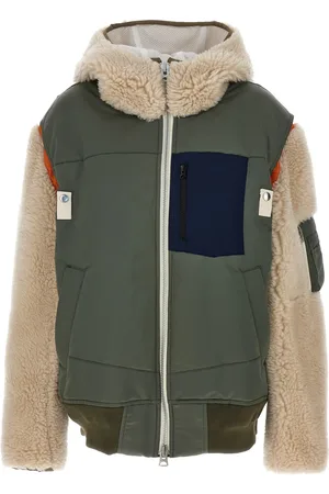 SACAI Faux Fur Insert Jacket
