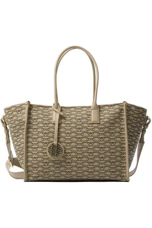 Emporio Armani Logo-jacquard Top Handle Bag