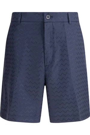 Missoni Tailored Shorts With Shiny Zigzag Pattern