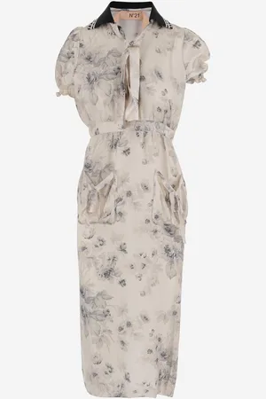 Nº21 Viscose Dress With Floral Pattern