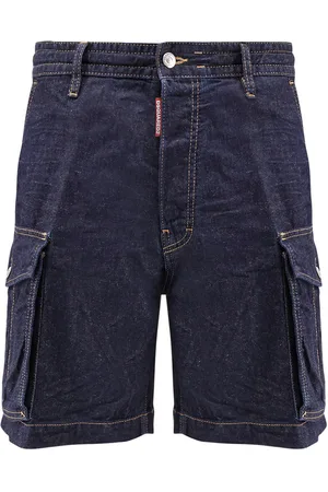 Dsquared2 Summer Lovers Denim Cargo Bermuda Shorts