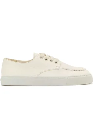 Prada Ivory Leather Sneakers