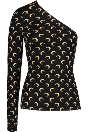 Marine Serre Asymmetric Top Moon Print
