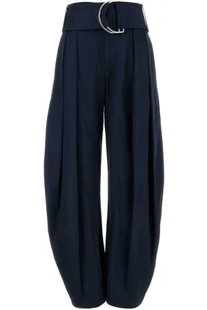 J.W.Anderson J. W. Anderson Blue Satin Wide-leg Pant