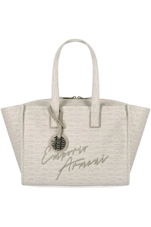 Emporio Armani All-over Monogram Medium Shopper Bag
