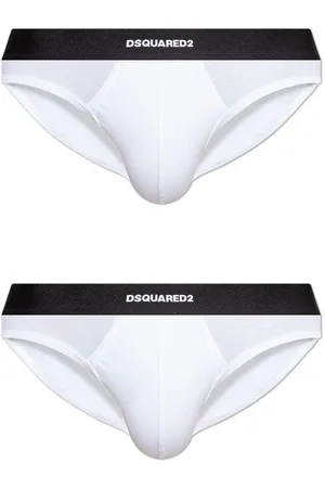 Dsquared2 Logo Waistband Two-pack Briefs