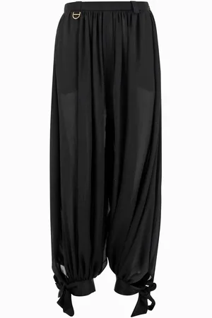 Chloé Fluid Silk Pleated Pants