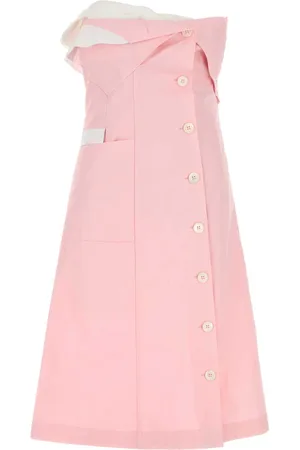 Miu Miu Pink Poplin Dress