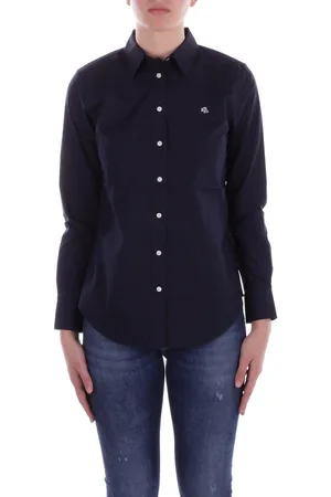 Ralph Lauren Long-sleeved Curved Hem Shirt