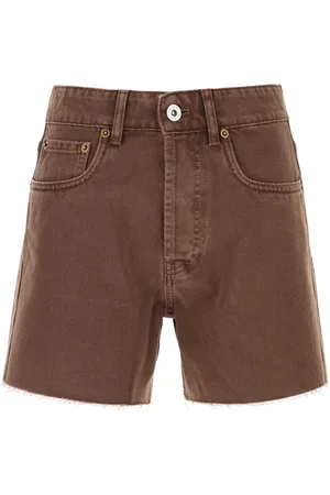 Miu Miu Brown Denim Shorts