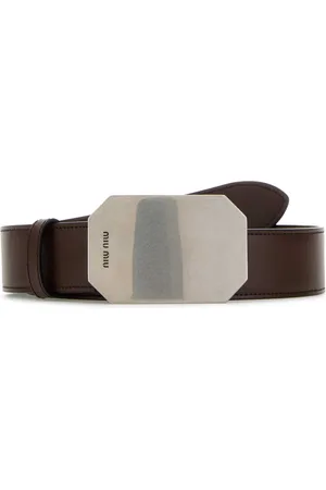 Miu Miu Brown Leather Belt