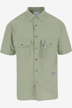 and wander Cotton Blend Shirt With Snap Hook