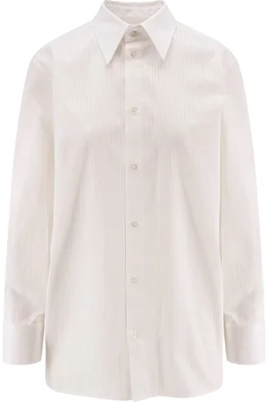 Saint Laurent Certified Cotton Shirt With Cassandre Embroidery