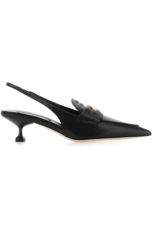 Miu Miu Black Leather Pumps