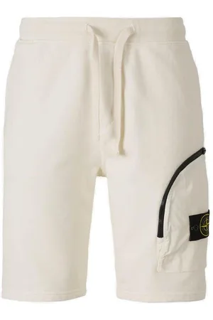 Stone Island Logo-patch Drawstring Shorts