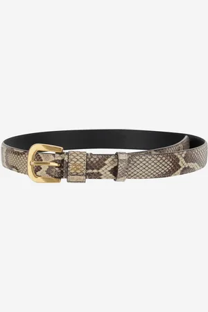 VALENTINO GARAVANI Python Leather Belt