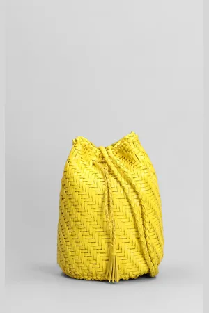 Dragon Diffusion Pompom Double Jump Shoulder Bag In Leather