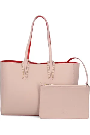 Christian Louboutin Cabata Stud Detailed Small Tote Bag