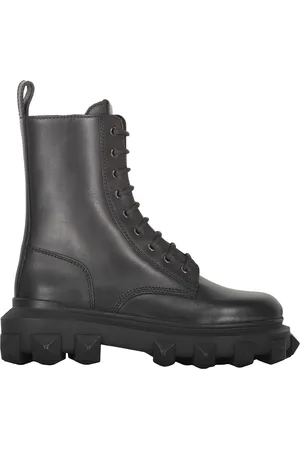 VALENTINO GARAVANI Leather Lace-up Boots