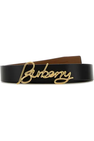 Burberry Signature Logo Buckled Reversible Belt
