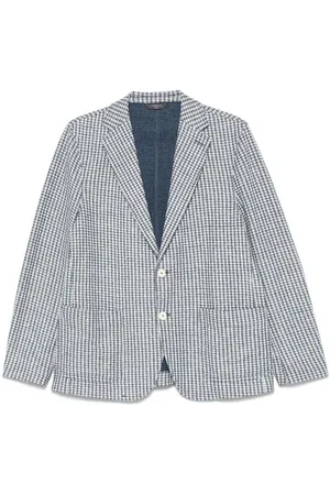 Circolo Checkered Blazer Jacket
