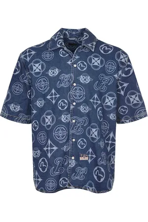Evisu Shirt Made Of Denim.