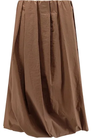 Brunello Cucinelli Ballon Cotton Blend Skirt