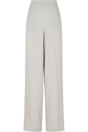 Emporio Armani Crepe Wide Leg Pants