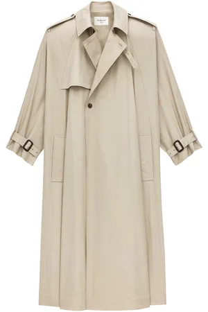 Saint Laurent Cotton Trench/cape