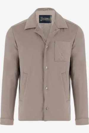 HERNO Jacket With Suede Effect