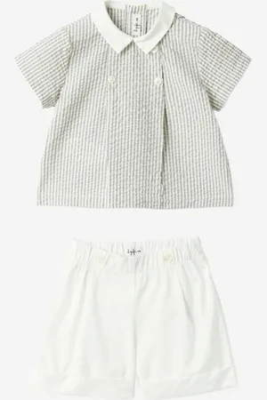 Il gufo Stretch Cotton Two-piece Set