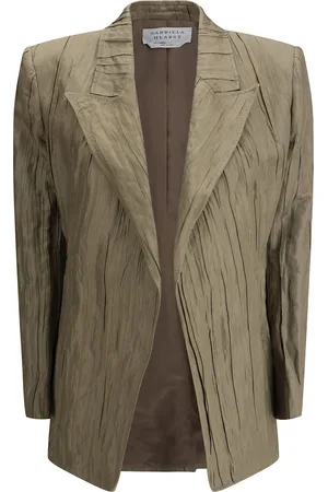 GABRIELA HEARST Ruched Silk Mairi Blazer