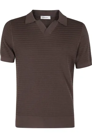 KANGRA CASHMERE Maglia Polo Collo Skipper