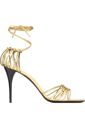 Saint Laurent Babylone 90 Leather Sandals