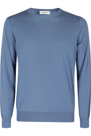 KANGRA CASHMERE Maglia Girocollo Cotone 1filo