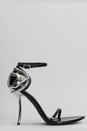 Diesel D Ten & half P Sandals In Patent Leather